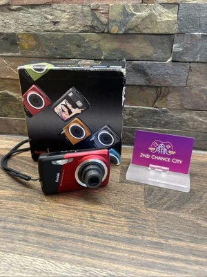 Kodak EASYSHARE M530 12.0MP Digital Camera Black/Red - Tested & Working - Image 1 of 4