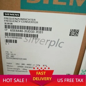 Nuevo Siemens 6SE6440-2UD33-7EB1 6SE6 440-2UD33-7EB1 MICROMASTER440 sin filtro - Imagen 1 de 7