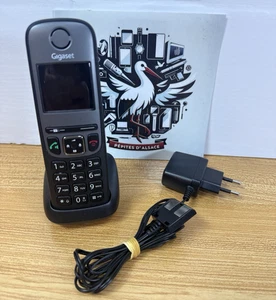 Téléphone Fixe Sans Fil Gigaset A605H DECT Combiné + Base de charge Testé - Foto 1 di 5