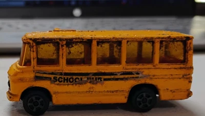 COLLECTIBLE.Vintage Corgi Junior Mercedes-Benz School Bus Made in Great Britain - Image 1 of 4
