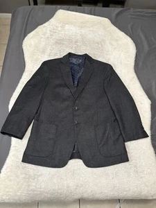 Jos A Bank 1905 Men’s Charcoal Gray Wool Blazer Jacket Size 42S 2 Button - Picture 1 of 10