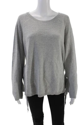 Suéter Two by Vince Camuto Mujer Manga Larga Cuello Redondo Gris Algodón Talla PM Foto 1 de 4