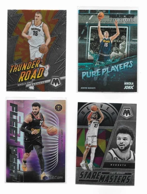 Denver Nuggets Team lote 50 cartas Rookie Insert Iverson Jokic Carmelo Murray - Imagem 1 de 4