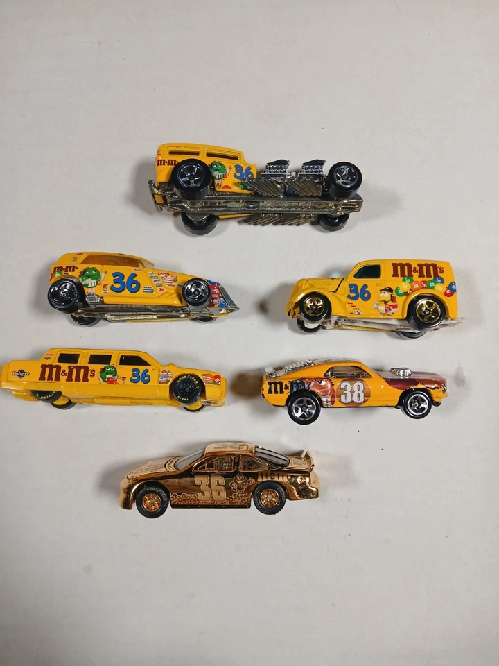 RARE  M&M's  2000s DieCast NASCAR Stock Car Lot - Image 1 of 4