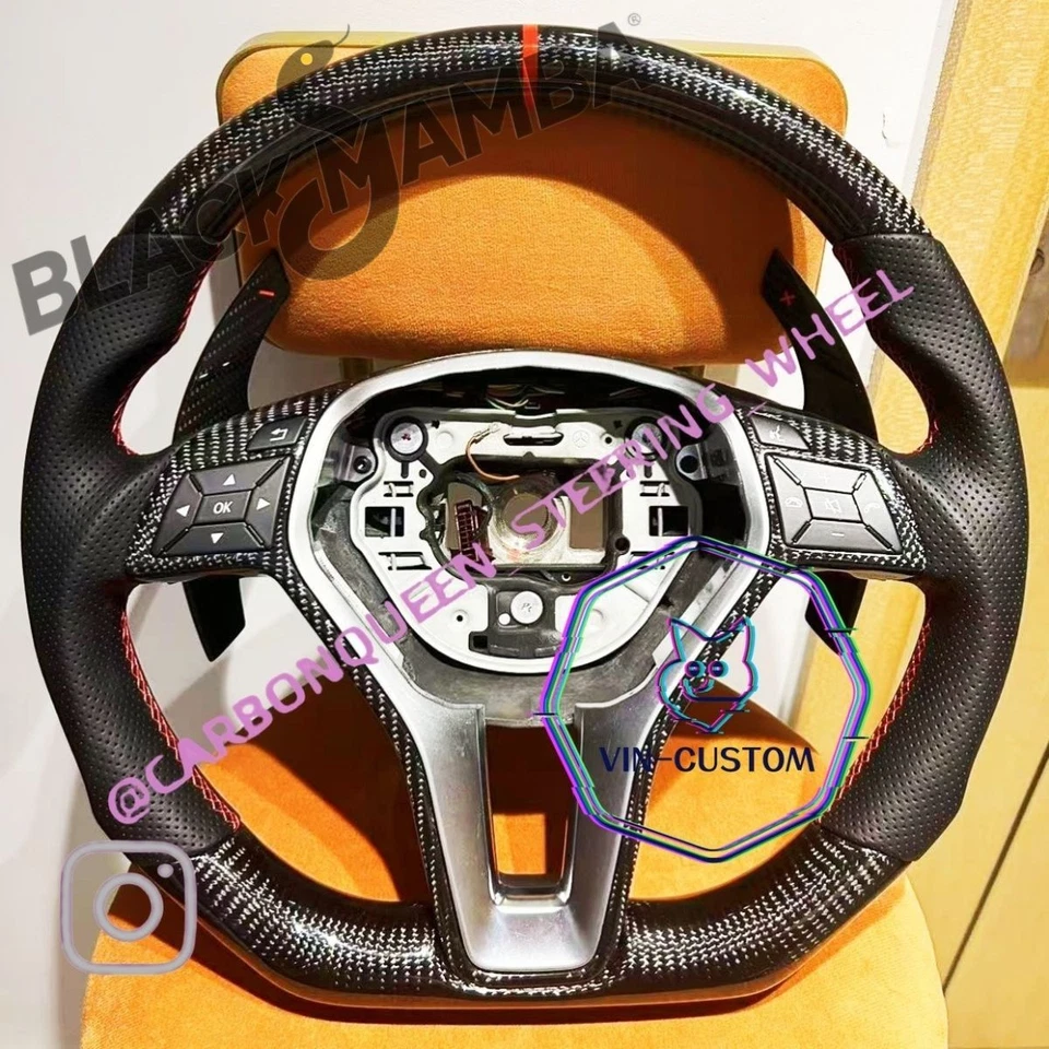 Volante Mercedes Benz W204/C250/C300/C350/C CLASE C 2012-2015 YS/ROJO Foto 1 de 4