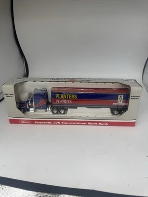 Liberty Diecast Peterbuilt 379 Planters Peanuts Semi Truck Bank 1:64 - Image 1 of 4