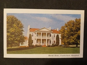 Marsh Home Cumberland MD Vintage Papier Postkarte - Bild 1 von 2