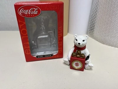 Mini reloj vintage Coca Cola coleccionable oso polar blanco USADO 13/05/25 C Foto 1 de 4