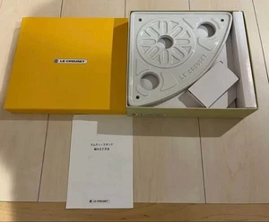 Le Creuset supporto per pentole a 2 livelli bianco di JP mai usato - Foto 1 di 3