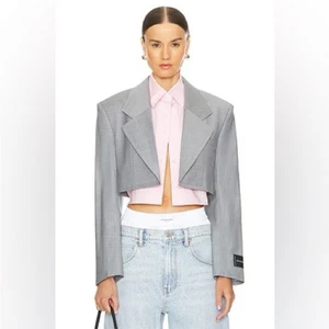 ALEXANDER WANG Pre-styled Cropped Blazer Shirt M/L - Bild 1 von 13