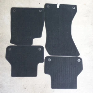 Audi OEM Carpet Floor Mats Set Black A4 S4 B9 8W 2017–2020 Genuine Front Rear - Picture 1 of 9