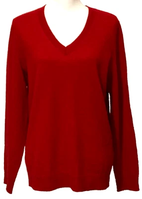 Suéter Charter Club Lujo 100% Cachemira L/S Pullover Mujer Talla Grande Suave Cálido Foto 1 de 4