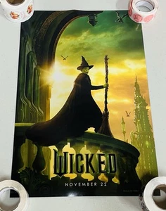 Wicked Movie Theater Original doppelseitiges Sammlerstück Promo Poster 11” x 17” - Bild 1 von 15