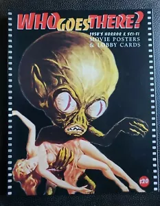 " WHO GOES THERE? 50s MOVIE POSTER BOOK, THING, TARANTULA, GODZILLA, NEW - Picture 1 of 1