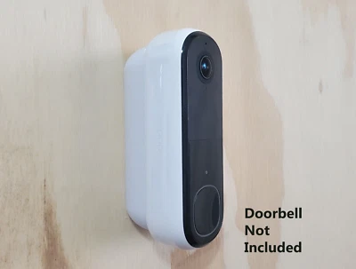Arlo Video Doorbell 2K (2nd Gen) Wedge Angle Mount Bracket 15 25 35 45 60 90 Deg