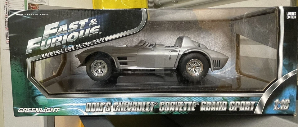 Dom’s Chevrolet Corvette Gran Sport#greenlight 1:18#Fast And Furious# - Immagine 1 di 1