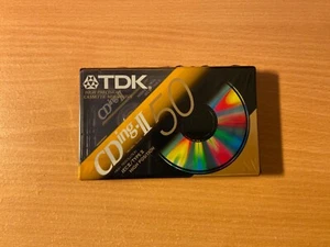 1xAudio Cassette Compact TDK CDing-2 50 Type2HighBias NormalClearCase NEW Sealed - Photo 1/4