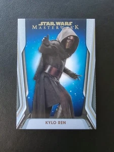 2021 Topps Star Wars Masterwork Blue Parallel Base Card #64 Kylo Ren - Picture 1 of 10