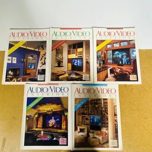 Vtg 1994 1993 Audio Video Interiors Magazine The Home Theater Authority LOT Of 5 - Picture 1 of 6