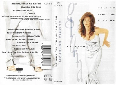 Gloria Estefan – Hold Me, Thrill Me, Kiss Me, Original Cassette, Europe Version - Image 1 of 3