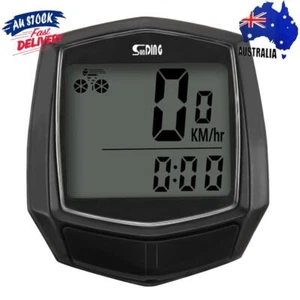 Waterproof Bicycle Computer Wired Odometer Cycling Bike Speedometer Stopwatch - Picture 1 of 12