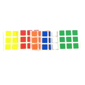 Kids 3x3x3 DIY Stickers Replace Bright Color Cube Toy - Picture 1 of 12