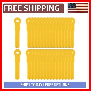 Efficient PA6 Nylon Blades - 30 Replacement Set for Gas & Cordless Weed Eaters - Picture 1 of 9