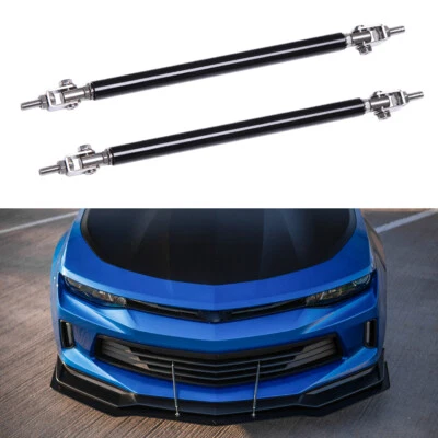 Parachoques delantero divisor de labios barras de puntal ajustables para Chevrolet Chevy Camaro Foto 1 de 4