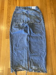 Rare Vintage Baggy Distressed Skater Hurley Jeans 32x29 Measurements In Pictures - Picture 1 of 6