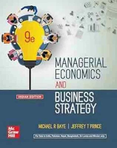 Neu: Management Economics and Business Strategy by Michael R Baye 9th INTL ED - Bild 1 von 3