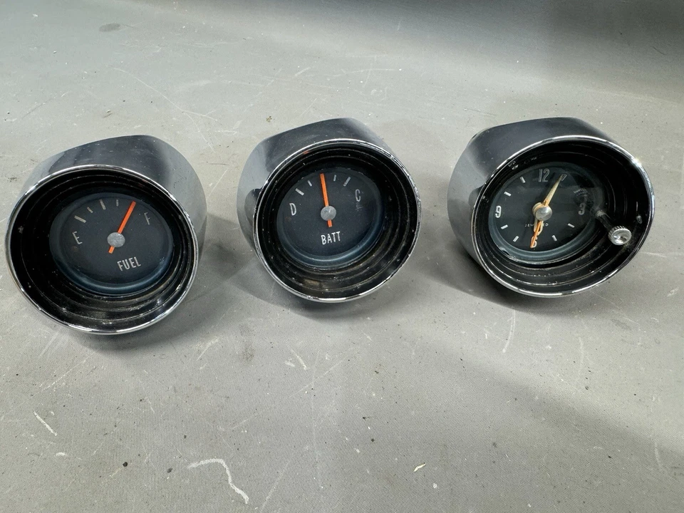 Pontiac Grand Prix Bonneville 1965 1966 tablero combustible gas amplificador calibre reloj Catalina Foto 1 de 4