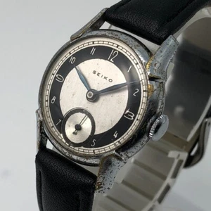 Rare Vintage 1946 SEIKO Small second Cal. New 10A type Hand-winding Japan #1778 - Picture 1 of 14