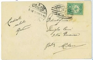 98890 - TÜRKEI - POSTGESCHICHTE - POSTKARTE nach ITALIEN 1918 Smyrna - Bild 1 von 1