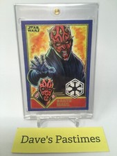 Star Wars - Darth Maul Sketch by Jason Crosby ACEO SKETCH CARD