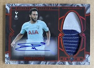 2017-18 Topps Museum Collection UEFA #AJR-MD Mousa Dembele /25 Auto Jumbo Relic
