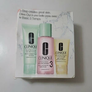 Sistema di cura della pelle Clinique in 3 fasi tipo 3 combinazione pelle grassa a grassa set da 3 pz - Foto 1 di 1