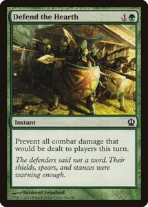 Magic the Gathering (mtg): THS: Defend the Hearth (x 4) - Picture 1 of 1