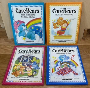 Care Bears Lot of 4 Vintage 1983 Parker Brothers Hard Cover Books in EC - Imagen 1 de 6