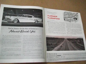 Dec 56- Jan 1957 Buick Magazine-16 pp car dealer mag-Johnson & Leitgeb Bowman ND - Picture 1 of 3