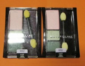 Lot of 2 Maybelline New York Perfect Pastels 15T Green Gardens Eye Shadow New - Picture 1 of 3