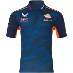 Official Repsol Honda Team Blue Polo Shirt by Castore- 24 18501/ TU5827 - Picture 1 of 4