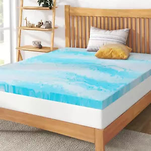 3 Inch Gel Memory Foam Mattress Topper Twin Size, Certipur-Us Certified - Picture 1 of 7