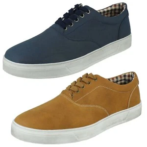 Mens Thomas Blunt A2R191 Nubuck Lace Up Flat Casual Pumps - Picture 1 of 21