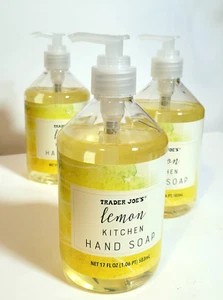 TRADER JOE'S LEMON KITCHEN HAND SOAP (Pack 3) - Picture 1 of 1