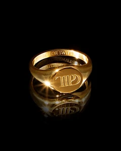 Taylor Swift - The Tortured Poets Department Engraved Gold Ring Size 7 - Bild 1 von 2