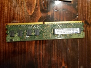 1 GB DDR2 RAM MEMORY STICKS 1GB 1RX8.PC2-6400U-666-13-12-zz samsung - Picture 1 of 2