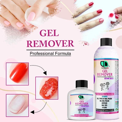 Gellackentferner Aceton UV LED GEL Soak Off Nagellack Reiniger Maniküre UK - Bild 1 von 4