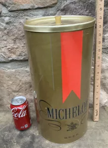 RARE Vintage Thermo-Serv MICHELOB BEER Advertising / Ice Bucket / Can with Lid - Picture 1 of 10