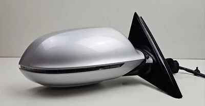 AUDI A8 D4 2010-2017 RIGHT DRIVER SIDE WING MIRROR SILVER 14 PIN POWER FOLD — 第 1/4 张图片