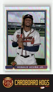 2021 Bowman #91B-RA Ronald Acuña Jr. Atlanta Braves 91 Bowman Chrome - Picture 1 of 2